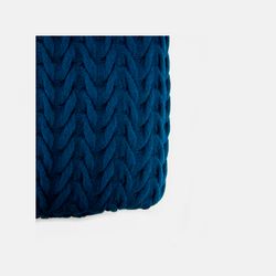 Peseira de Tricot Azul Marinho Neville