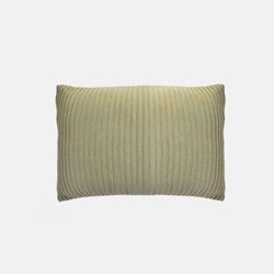 Porta Travesseiro Tricot Piano Kaki