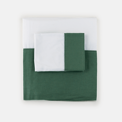Jogo de Cama Linen Vert - Solteiro