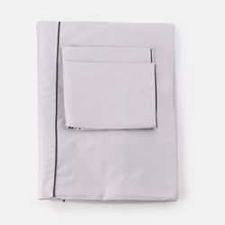Capa de Duvet Algodão King 400 fios Barcelona Gris