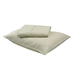 Capa de Duvet Lino Camel  Solteiro