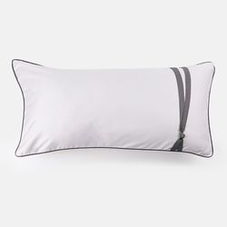 Capa para Almofada de Cama Algodão Retangular 400 fios Barcelona Gris