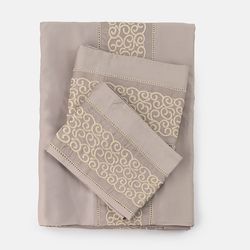 Capa de Duvet Splendor Areia - Queen