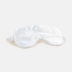 Máscara para Olhos Cetim Vegana Off White