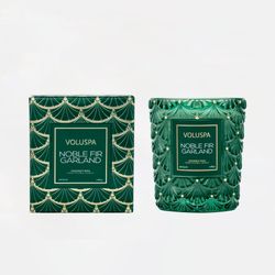 Vela Copo Classico 40h Noble Fir Garland