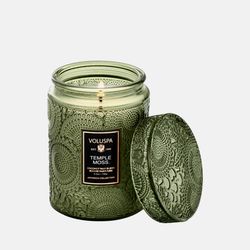 Mini Vela Pote em Vidro 50h - Temple Moss