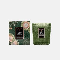 Vela Copo em Vidro Classico 60h - Temple Moss