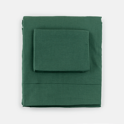 Capa Duvet com Fronha Linen Vert - Solteiro