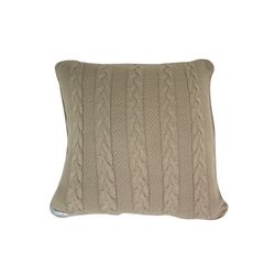Almofada de Tricot Trança Avelã