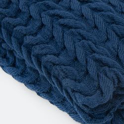 Manta de Tricot Neville Azul Marinho