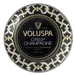 Mini Vela Voluspa Lata Crisp Champagne 25 horas
