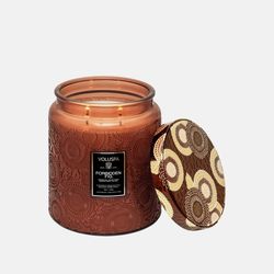 Vela Voluspa Pote de Vidro Luxe 140h - Forbidden Fig