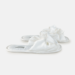 Chinelo Cetim Vegano Offwhite - M
