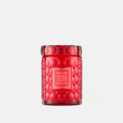 Vela Pote Vidro G 100h Tampa Vidro Cherry Gloss