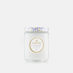 Vela Pote de Vidro G - 100h Mountain Lavender e Chamomile