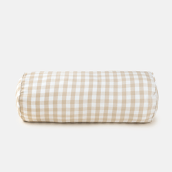 Capa para Rolo de Cama 230 fios Vichy Bege